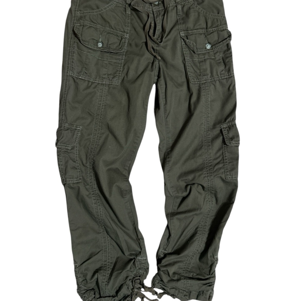 UNIONBAY Y2K Women's Cargo Pants in Olive